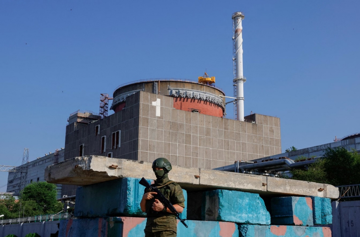 Nhà máy điện hạt nhân Zaporizhzhia. Ảnh: Reuters