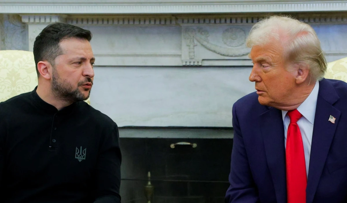 Tổng thống Ukraine Volodymyr Zelensky và Tổng thống Mỹ Donald Trump. Ảnh: Reuters