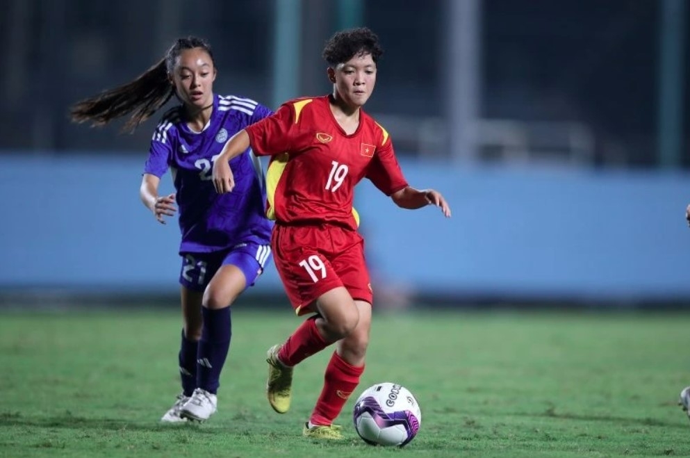 Vietnamese footballers will be in an easy group for the qualification round of the 2026 AFC U20 Women’s Asian Cup. (Photo courtesy of Vietnam Football Federation)