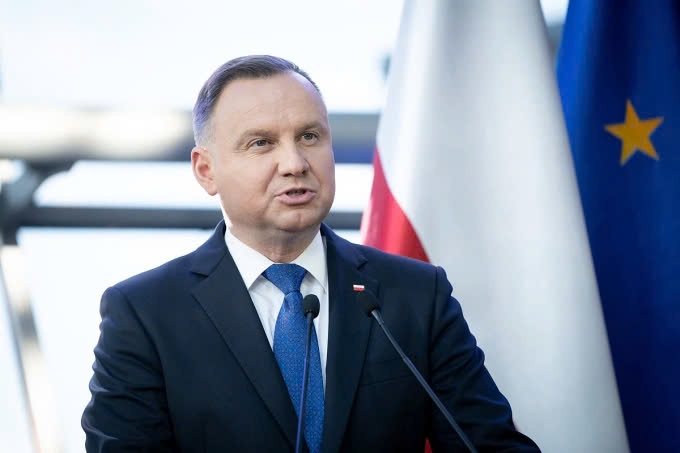 Tổng thống Ba Lan Andrzej Duda. Ảnh: AFP.