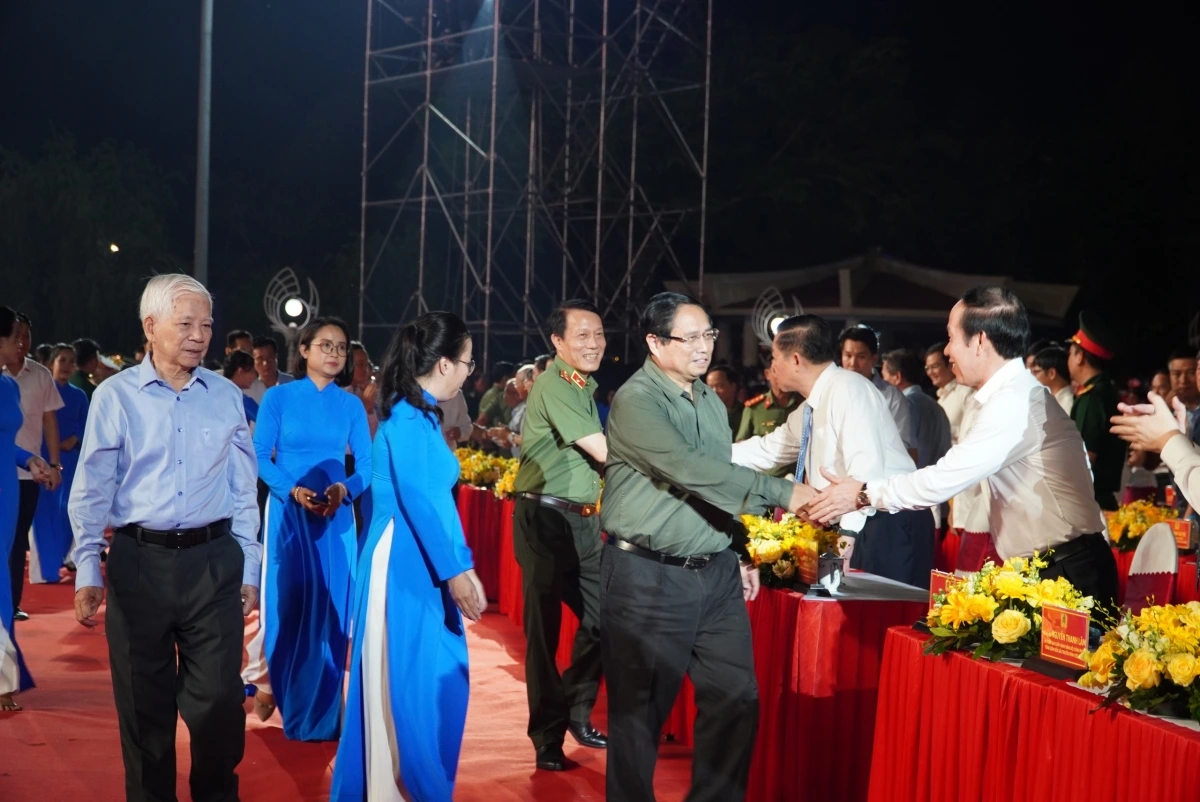 Ủy viên Bộ Chính trị, Thủ tướng Chính phủ Phạm Minh Chính tham dự chương trình "Ký ức để lại".