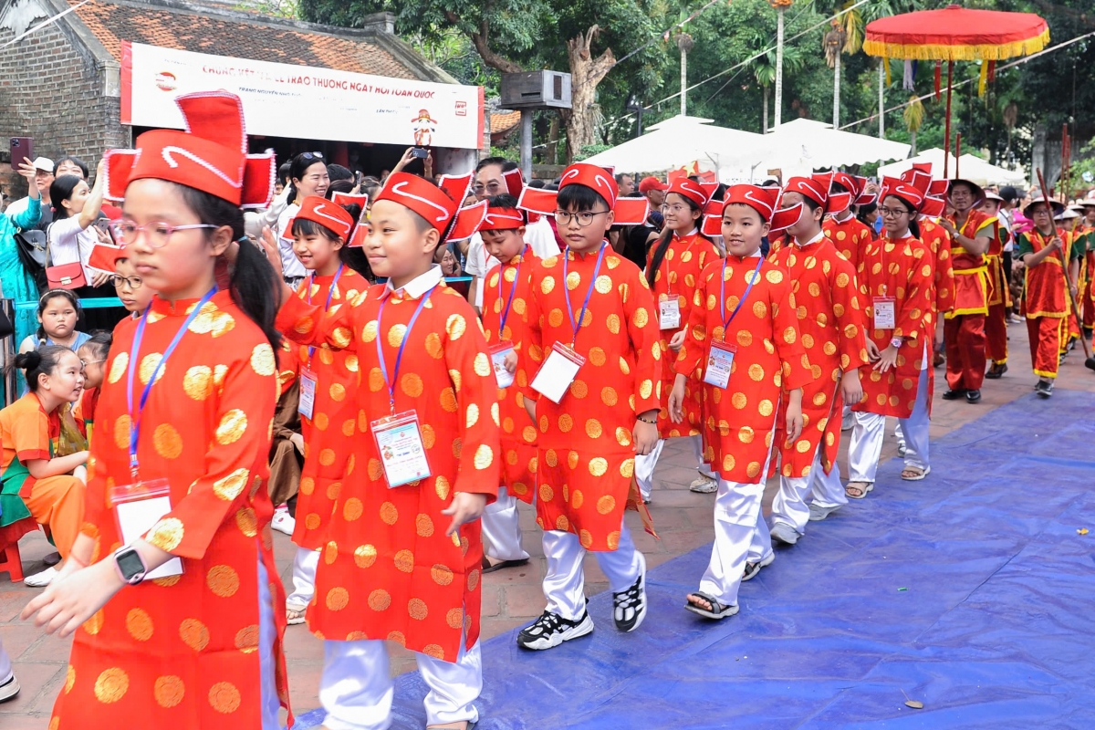 Nghi lễ “rước Trạng” được tổ chức long trọng tại khuôn viên Di tích Văn Miếu – Quốc Tử Giám