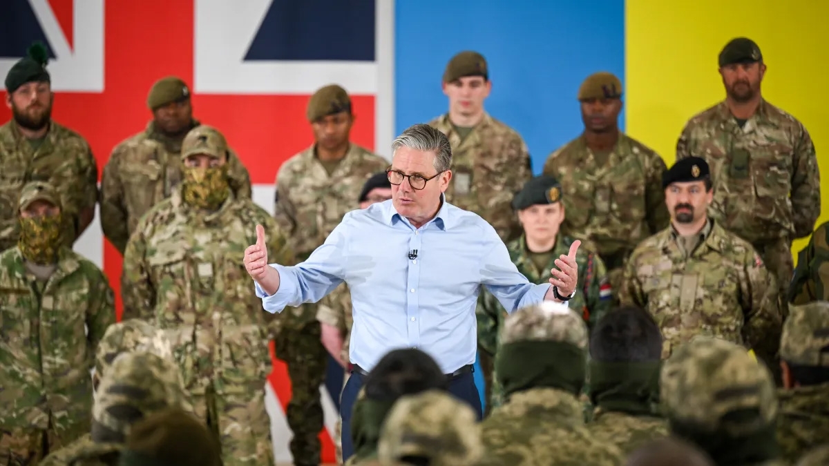 Thủ tướng Anh Keir Starmer nỗ lực xây dựng một “liên minh tự nguyện” hỗ trợ Ukraine. Ảnh: Getty
