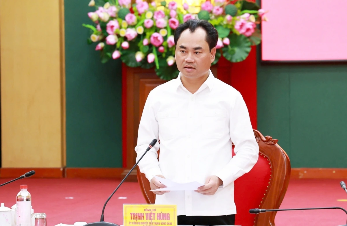 Bí thư Tỉnh ủy Thái Nguyên Trịnh Việt Hùng kết luận hội nghị