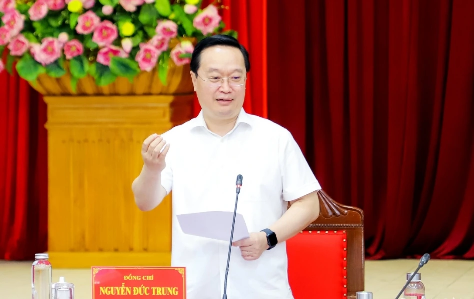 Ông Nguyễn Đức Trung, Bí thư Tỉnh ủy Nghệ An.