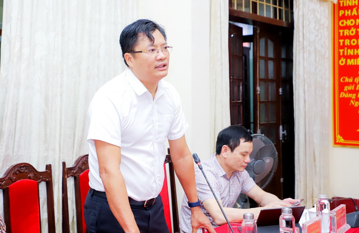 Ông Ngô Đức Kiên - Tổng Biên tập Báo Nghệ An . Ảnh: Phạm Bằng