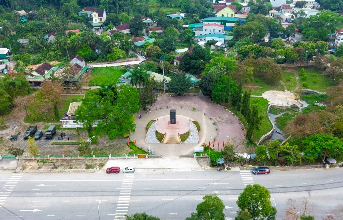Khu di tích Cột mốc số 0 (Tân Kỳ, Nghệ An). Ảnh: Xuân Hoàng