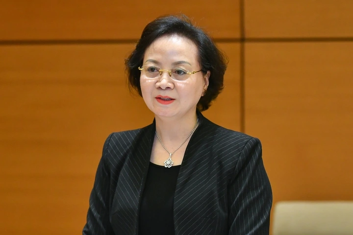 Bộ trưởng Nội vụ Phạm Thị Thanh Trà. (Ảnh: Phạm Thắng).