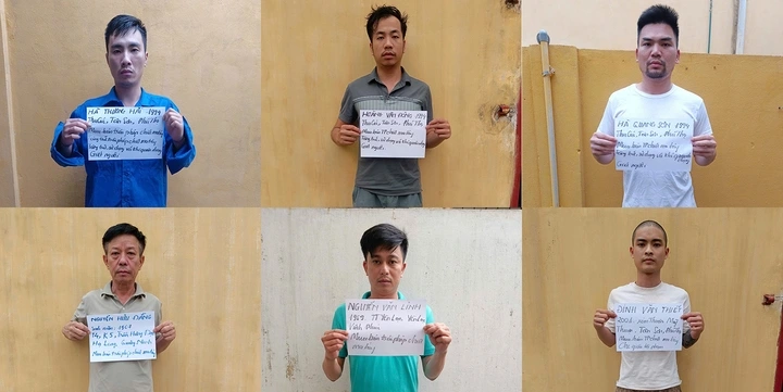6 nghi phạm bị khởi tố nhiều tội danh.