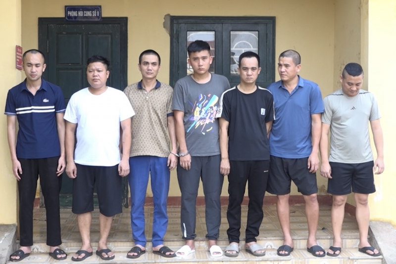 Các đối tượng bị khởi tố, bắt tạm giam liên quan đến hành vi tổ chức đánh bạc và đánh bạc
