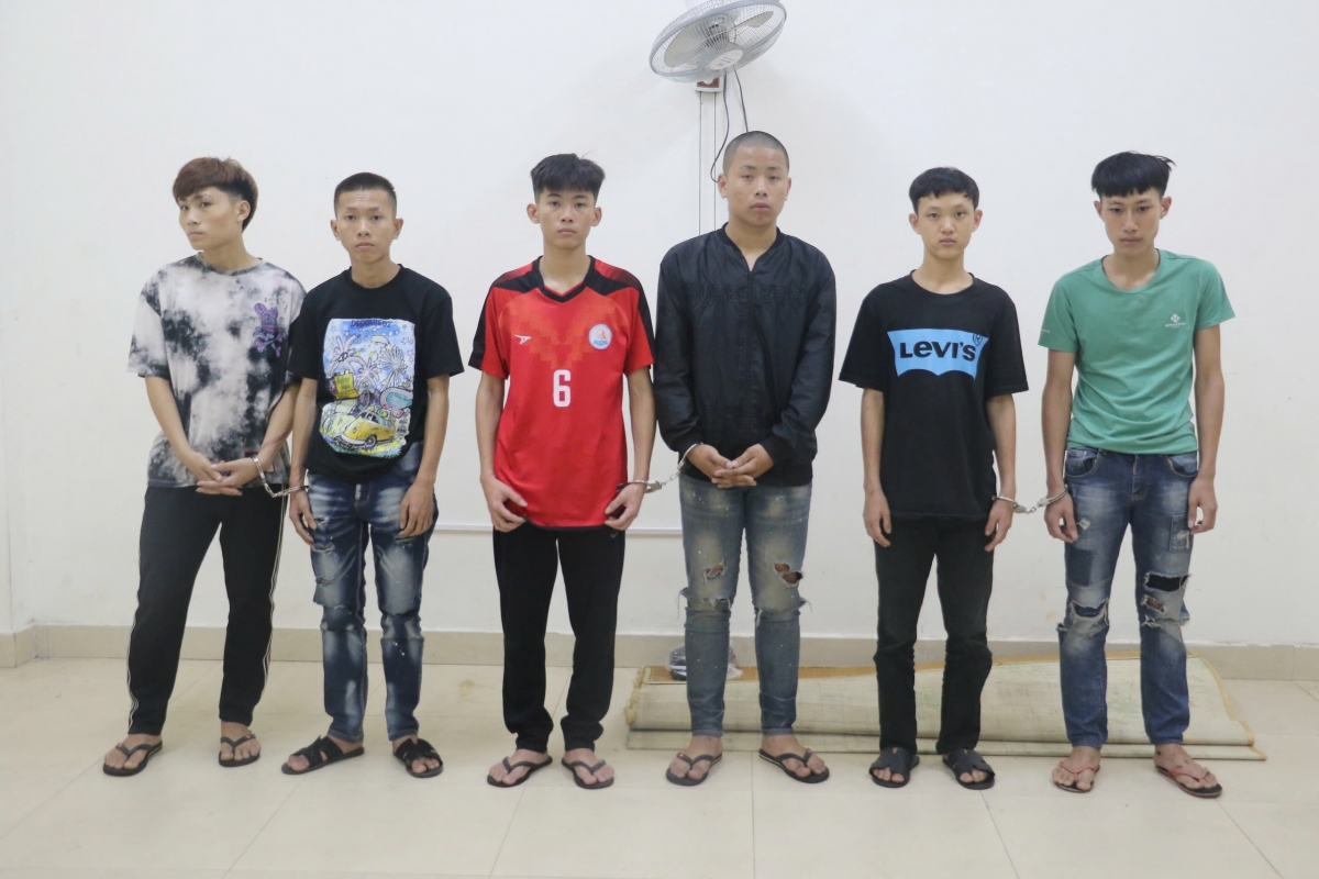 Các đối tượng bị bắt giữ