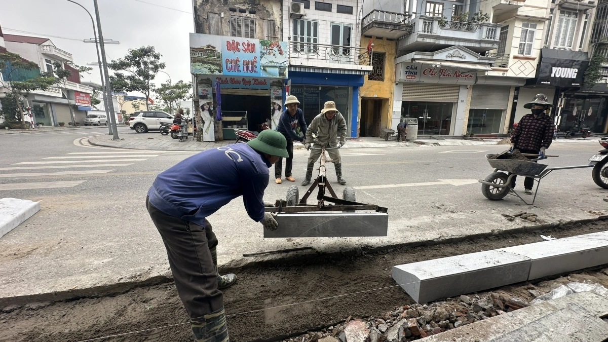 Trao đổi với phóng viên, đại diện đơn vị thi công cho biết, đường này là tuyến đường phố cũ của thị trấn có một số loại cây bàng, hoa sữa và một vài cây sấu... Năm 2018-2019 mở rộng mặt đường nên các cây này nằm sát lề đường. Vừa qua cơn bão số 3, cây đổ và xiêu vẹo, gây mất mỹ quan; ảnh hưởng đến người dân sinh sống và cũng như phương tiện đi lại.