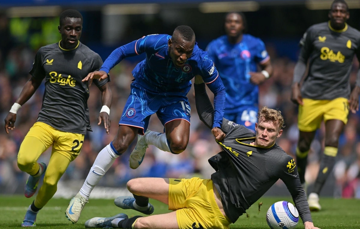 Chelsea thắng nhọc Everton, nuôi hy vọng dự Cúp C1 châu Âu mùa sau. (Ảnh: Getty).
