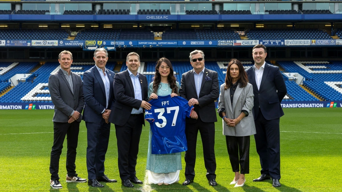Chelsea và FPT trở thành đối tác toàn cầu.