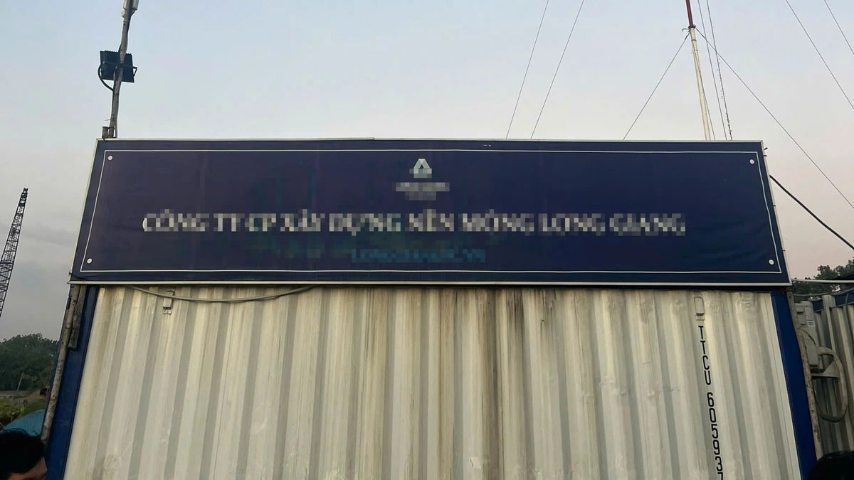 Công trình chung cư nơi xảy ra vụ tai nạn lao động