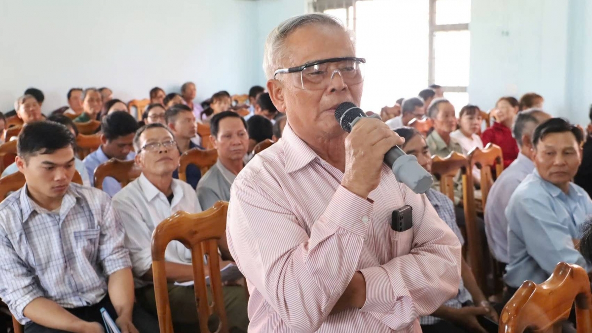 Cử tri Nguyễn Duy Thành mong muốn việc bố trí cán bộ phải chú trọng đến năng lực, đạo đức và sự tận tụy với dân