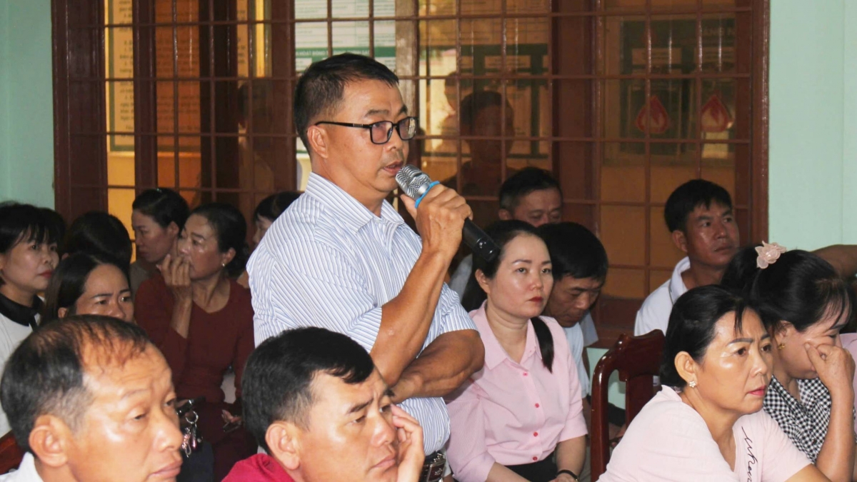 Cử tri tại huyện Ea Súp kiến nghị nhiều vấn đề liên quan đến hành chính, dân sinh.