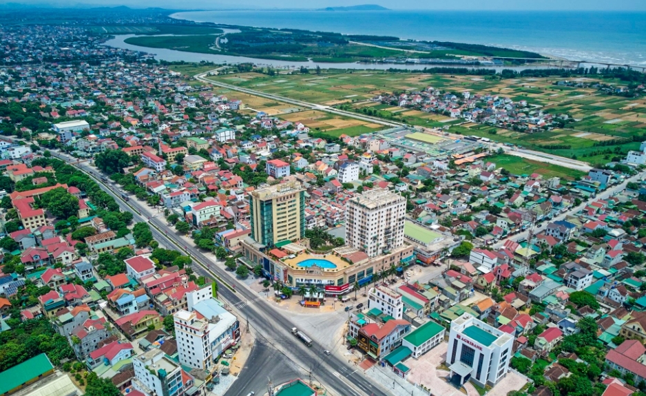 Trung tâm huyện Diễn Châu (Nghệ An). 