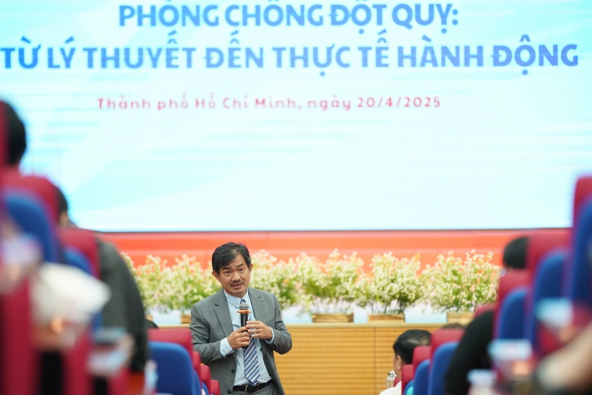 PGS.TS.BS Nguyễn Huy Thắng - Phó Chủ tịch Hội Đột quỵ Việt Nam, Chủ tịch Hội Đột quỵ TPHCM