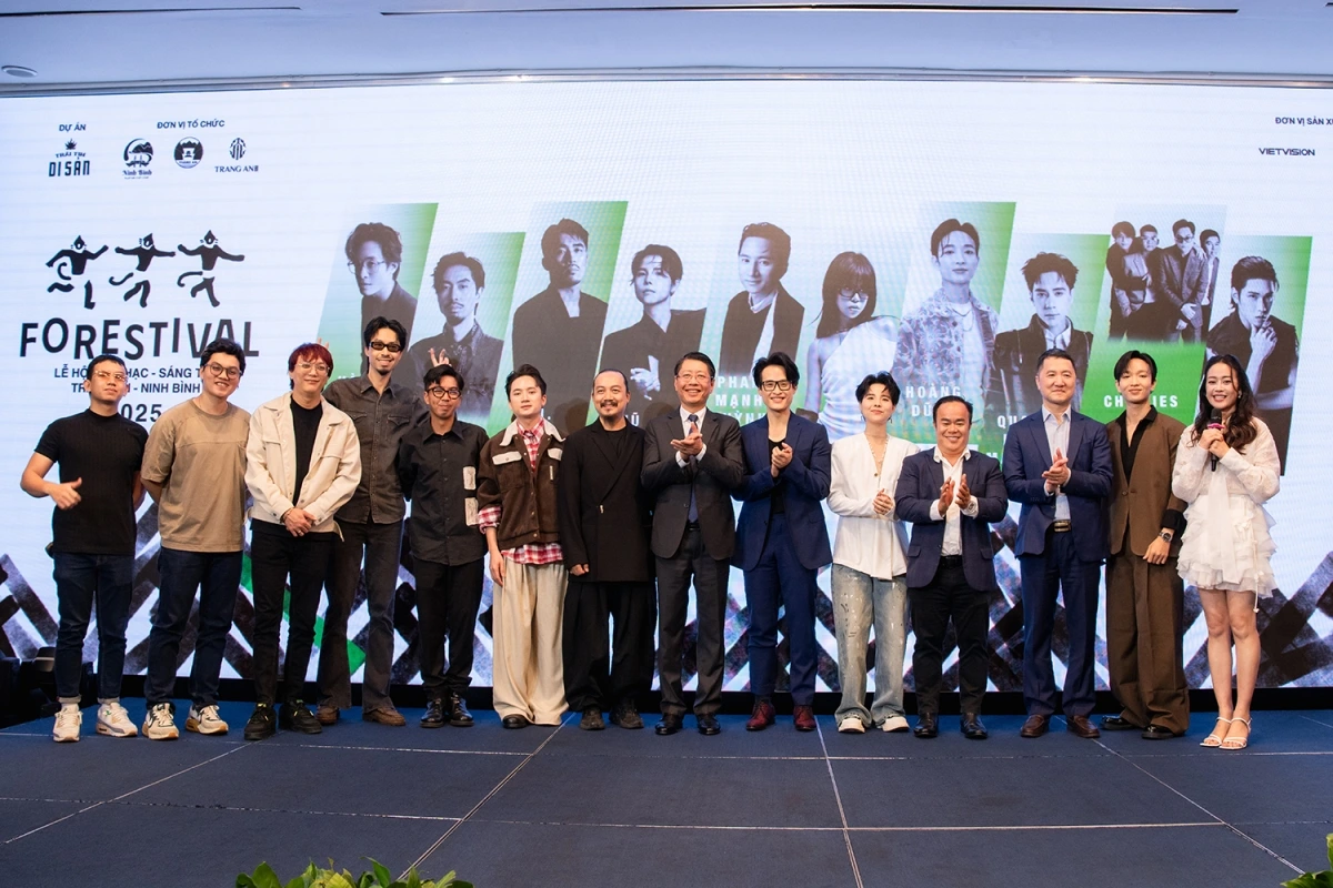 “Forestival” quy tụ dành nghệ sĩ Hà Anh Tuấn, Đen, Vũ Cát Tường, Vũ, Phan Mạnh Quỳnh, tlinh, Hoàng Dũng, Quang Hùng MasterD, Chillies và DJ 2pillz.