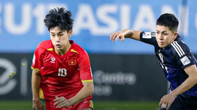 Tran Gia Bao ranked second in player value at U17 Asia Finals