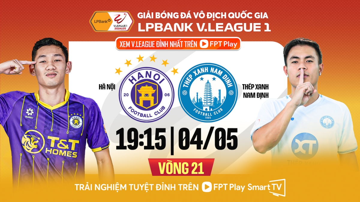 Trận đấu giữa Hà Nội và Nam Định được ví như chung kết.