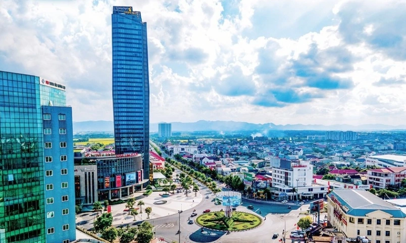 Một góc thành phố Hà Tĩnh. Ảnh: BHT