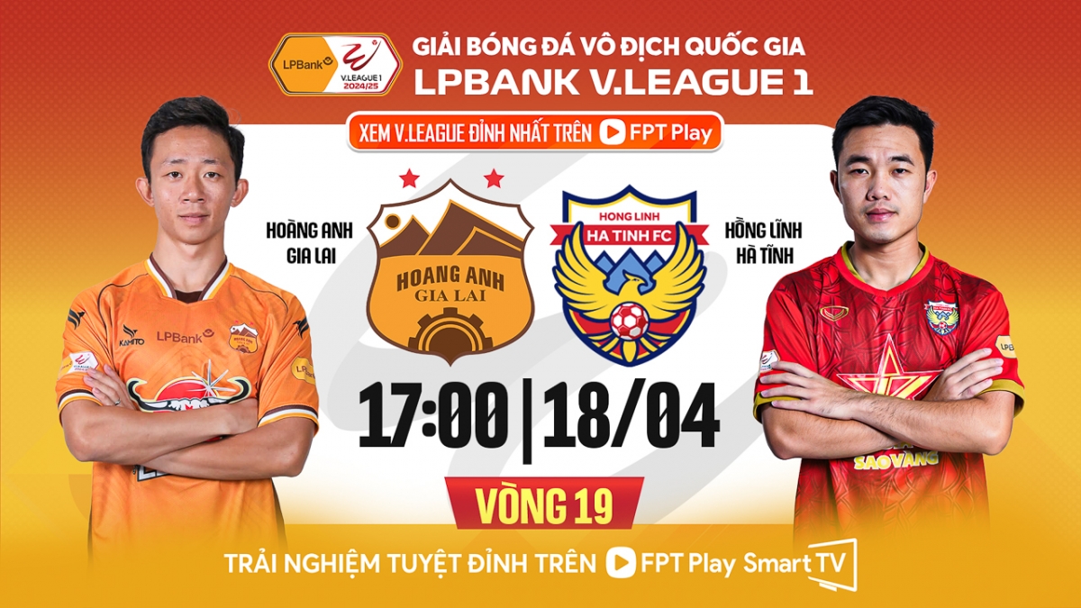 Trận đấu giữa HAGL và Hà Tĩnh nhận được nhiều sự chú ý.