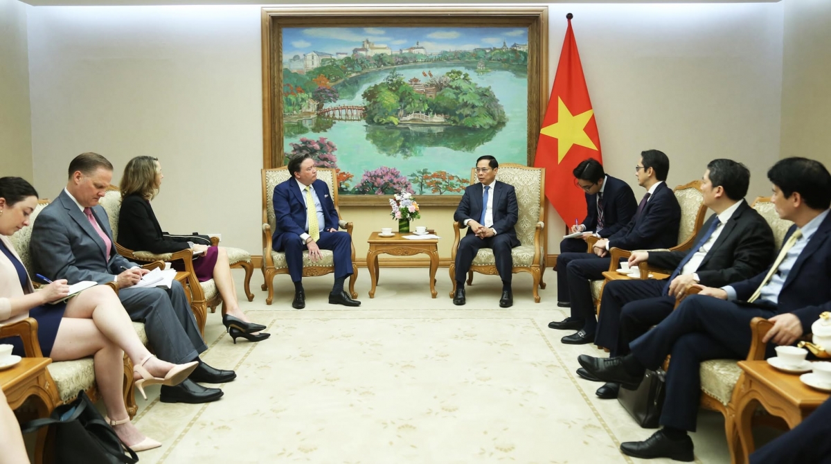 Toàn cảnh buổi tiếp.