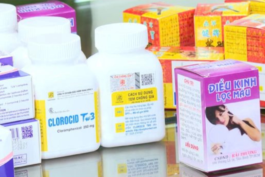 Các loại thuốc giả vừa bị thu giữ. Ảnh: Công an tỉnh Thanh Hóa