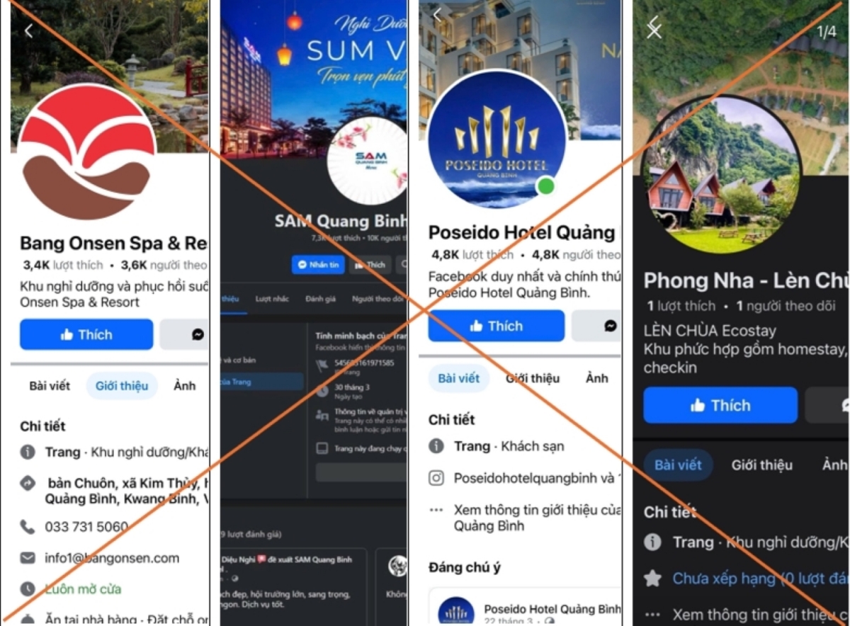 Kẻ lừa đảo lập các fanpage giả mạo để lừa đảo
