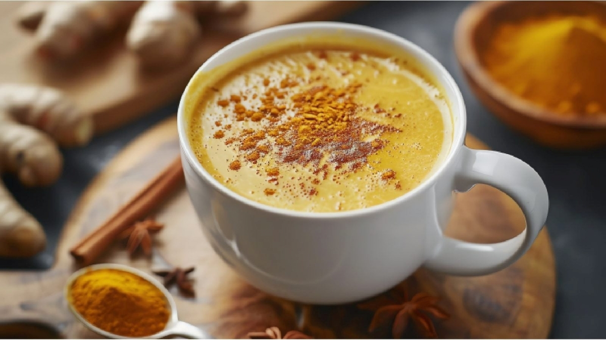 Sự kết hợp giữa cà phê và nghệ mang đến một "cú hích" kép cho sức khỏe. Ảnh: Health Shots