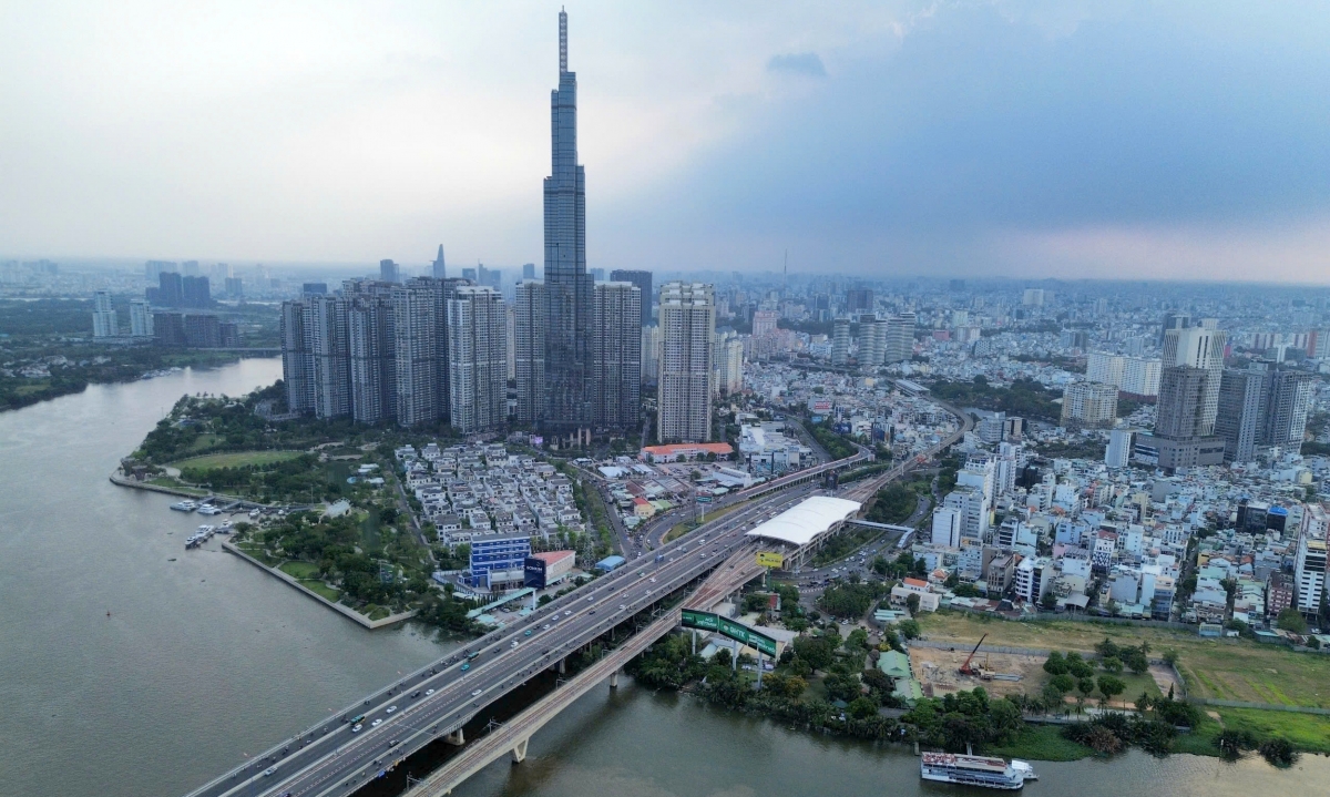 Landmark 81, tòa nhà cao nhất Việt Nam nằm ở quần thể dự án Vinhomes Central Park