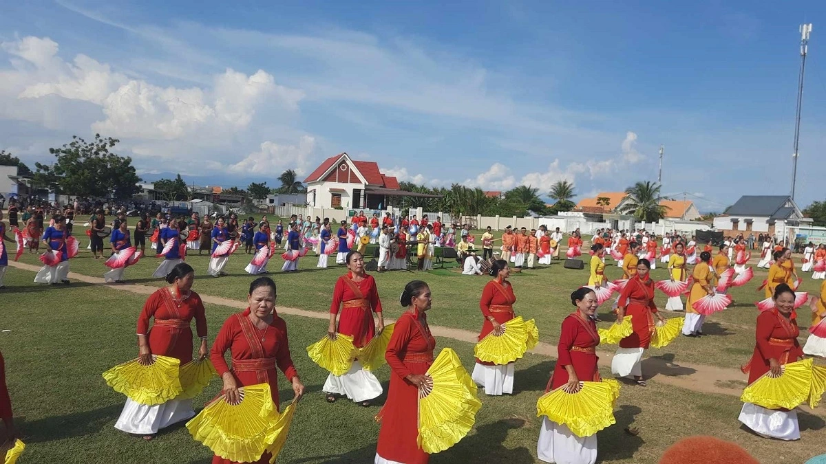 Làng Chăm Hậu Sanh trong dịp lễ hội Katê