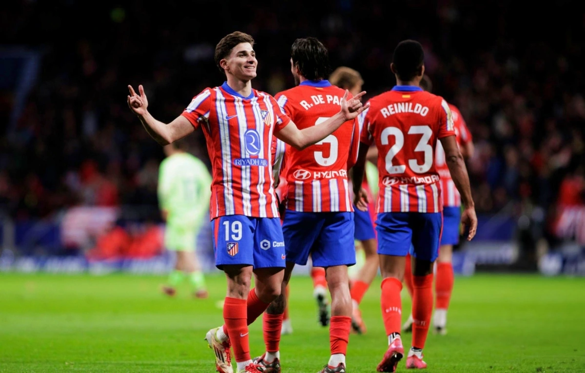 Atletico Madrid sẽ tiếp đón Real Valladolid trên sân nhà tại vòng 31 La Liga 2024/2025. (Ảnh: Getty)