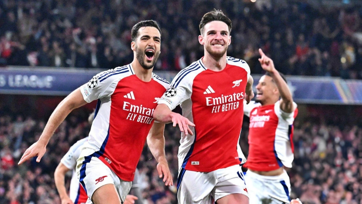 Arsenal sẽ có cuộc tiếp đón PSG trên sân nhà Emirates ở trận bán kết lượt đi Cúp C1 châu Âu 2024/2025. (Ảnh: Getty)