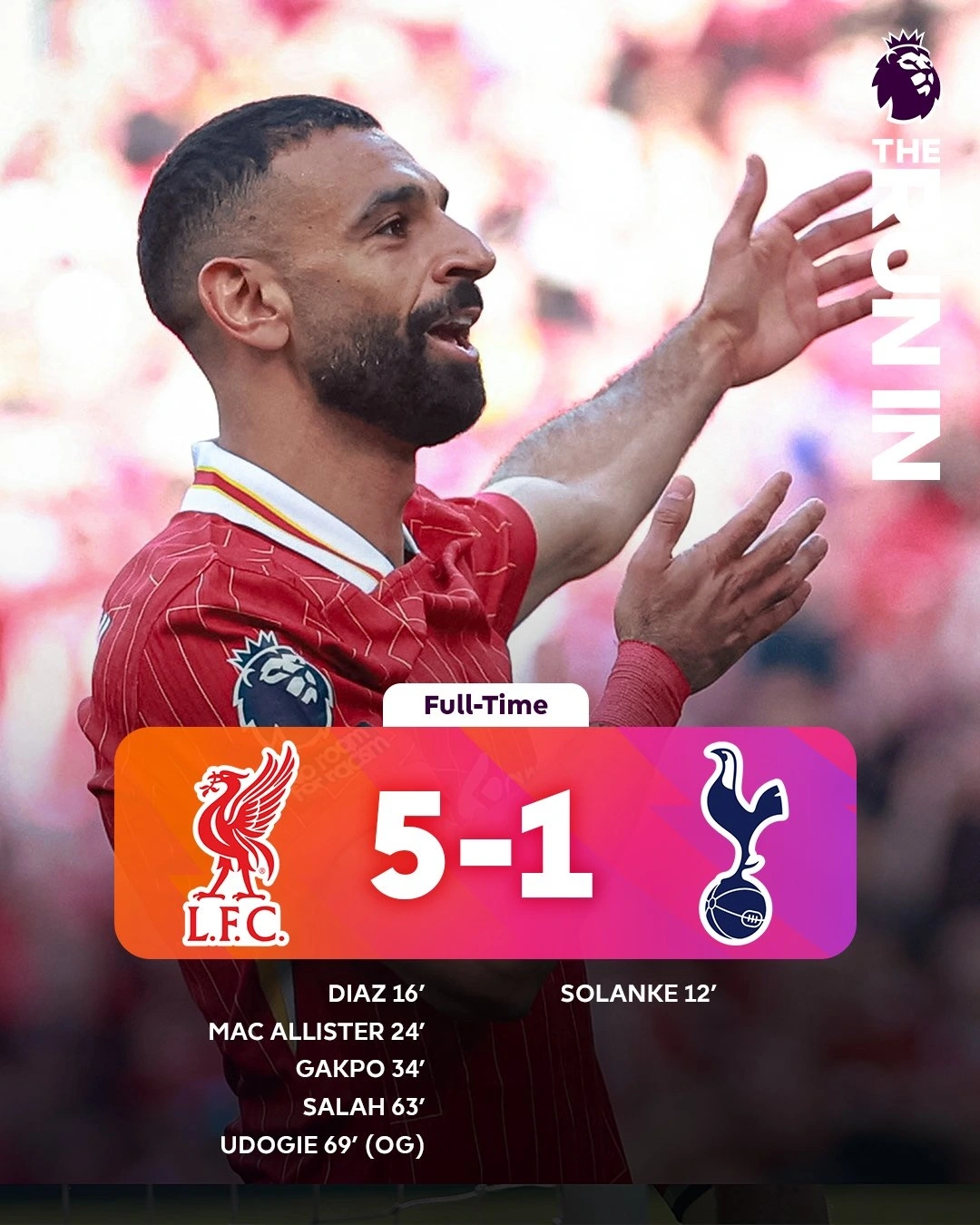 Liverpool vô địch Ngoại hạng Anh 2024/2025 trước 4 vòng đấu