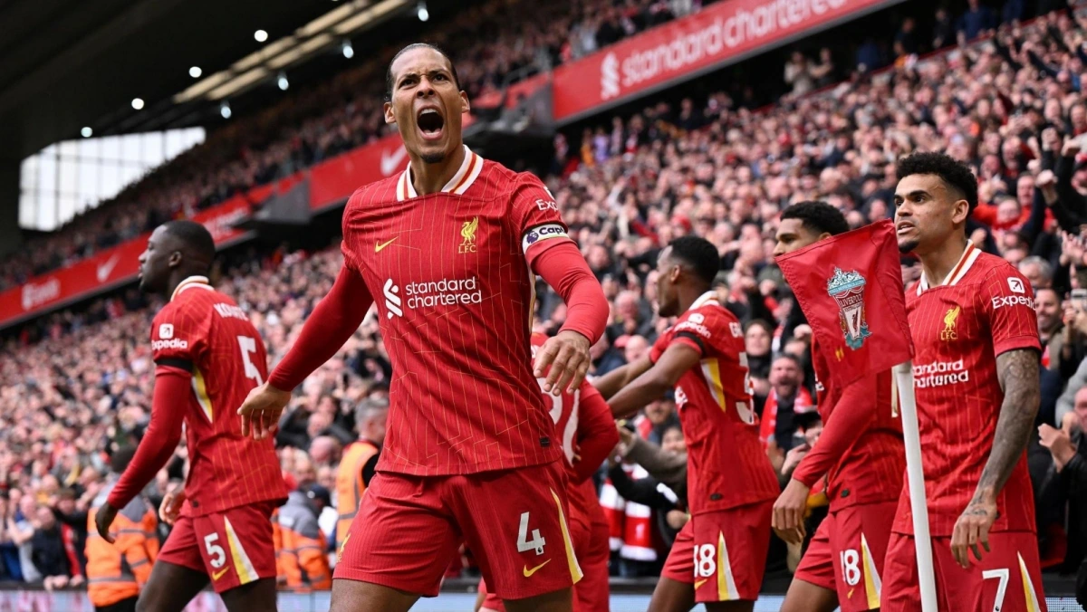 Liverpool có thể vô địch sớm 5 vòng đấu. (Ảnh: Getty)