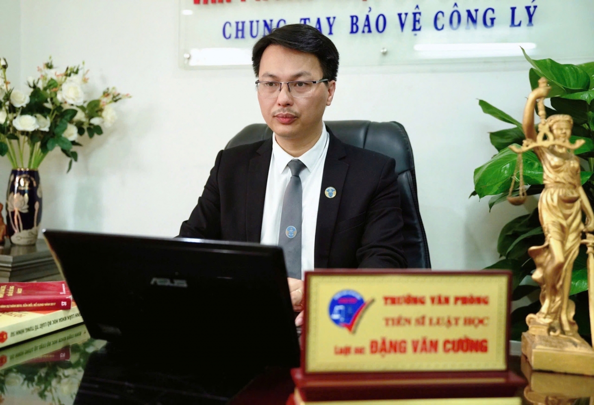 Tiến sĩ, luật sư Đặng Văn Cường, Trưởng văn phòng luật sư Chính Pháp.