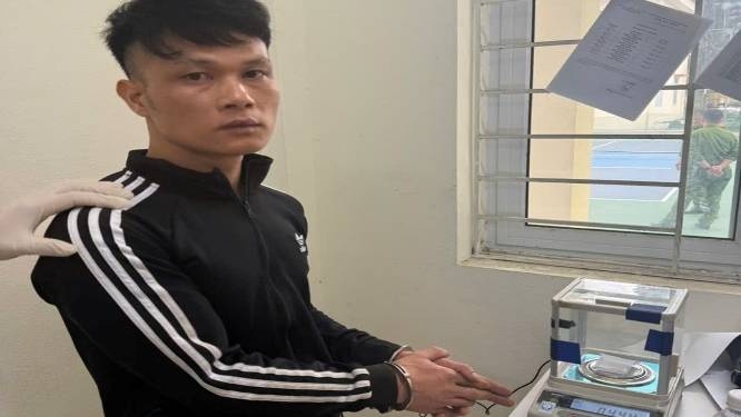Đối tượng Đàm Văn Hiền có hành vi tàng trữ 0,444g heroine