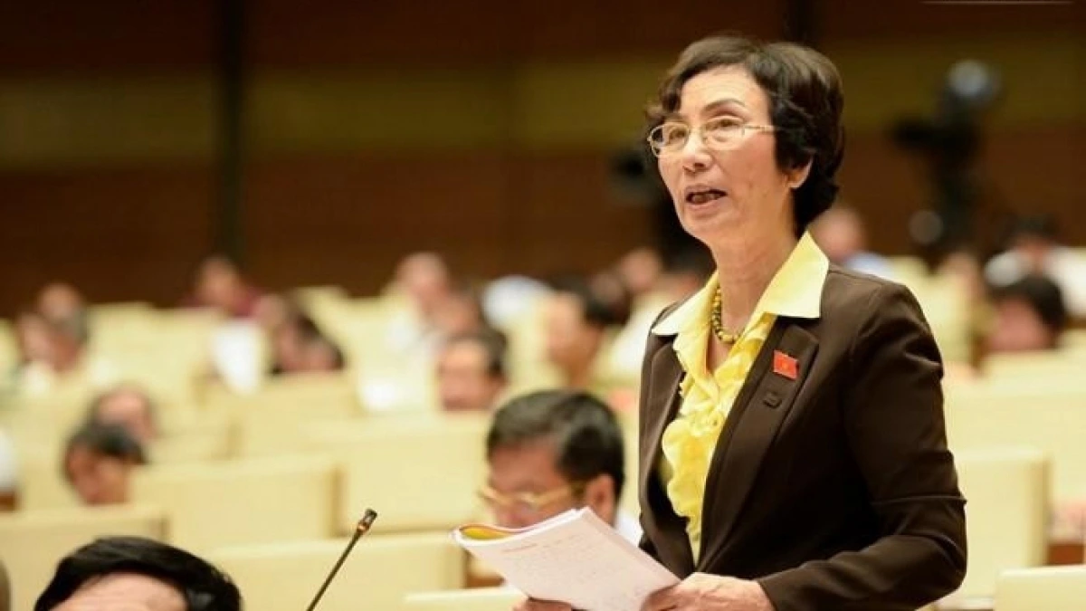 PGS.TS Bùi Thị An- Đại biểu Quốc hội khóa XIII. Ảnh: quochoi.vn