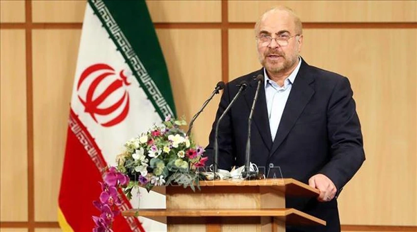 Chủ tịch Quốc hội Iran Mohammad Baqer Qalibaf - Ảnh: Icana/TTXVN