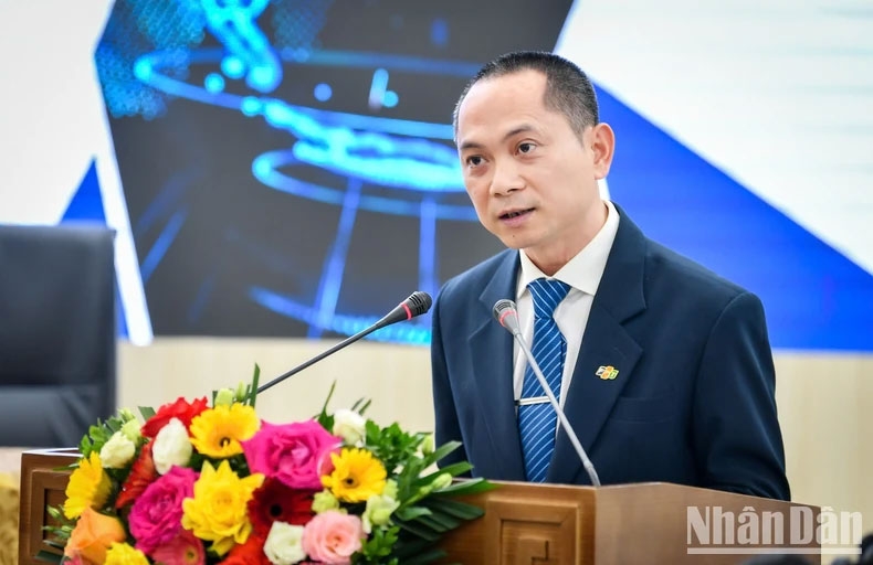 Ông Hoàng Trung Kiên, Tổng Giám đốc FPT Retail phát biểu