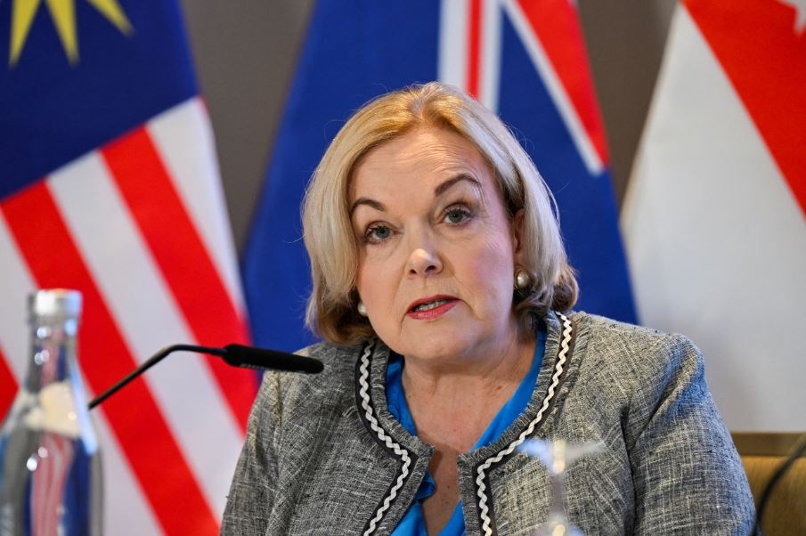 Bộ trưởng Quốc phòng New Zealand Judith Collins. Ảnh: Reuters