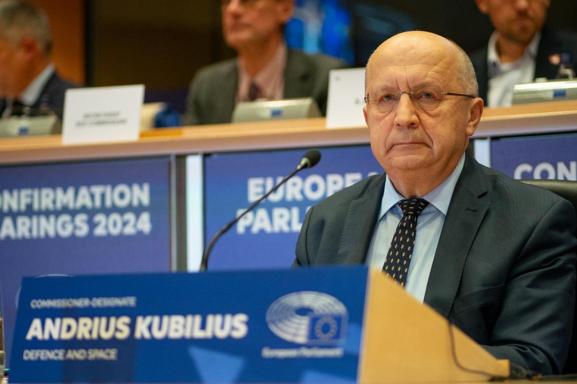 Ông Andrius Kubilius - Ủy viên châu Âu về Quốc phòng và không gian. (Ảnh: europarl)