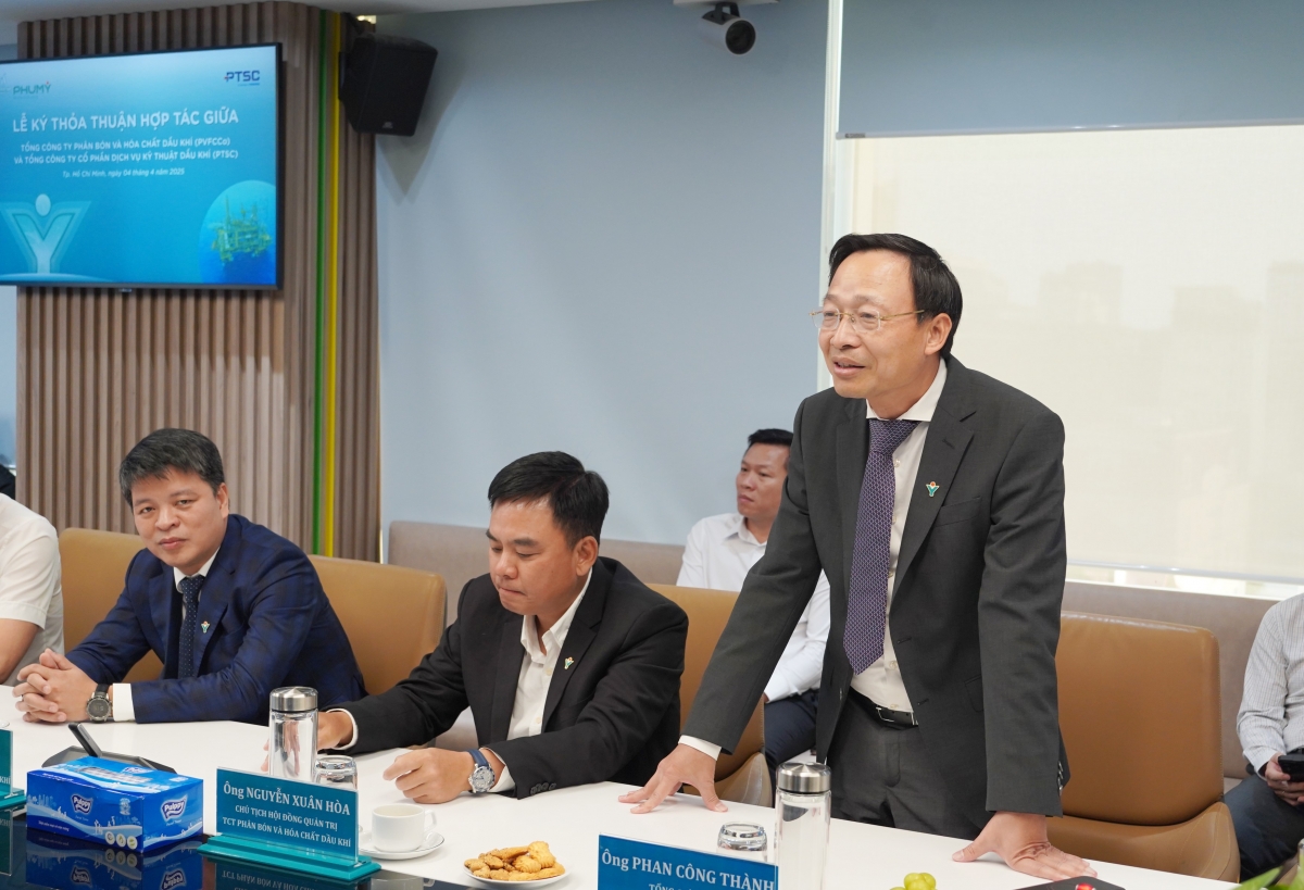 Ông Phan Công Thành kỳ vọng vào giải pháp logistics tối ưu mà PTSC với thế mạnh sẵn có có thể mang lại