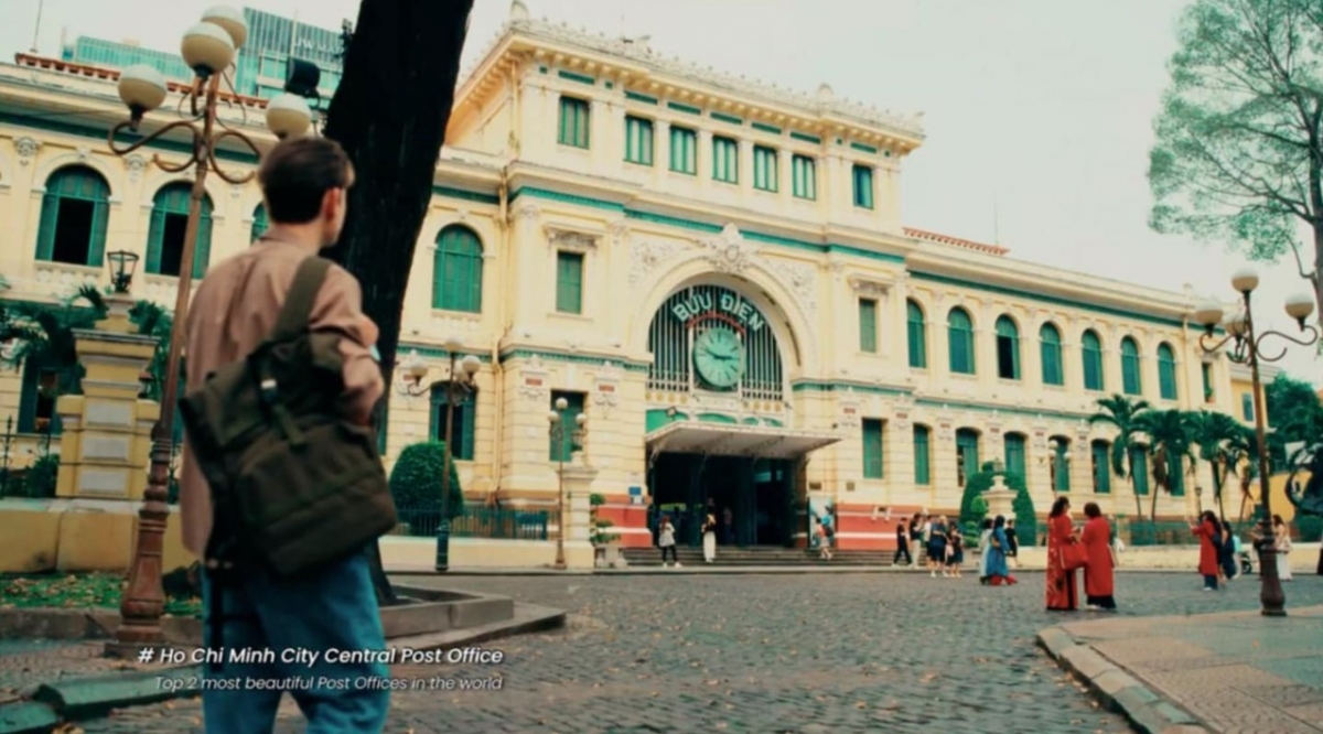 '50 Flashes' tourism film features Ho Chi Minh City Central Post Office.