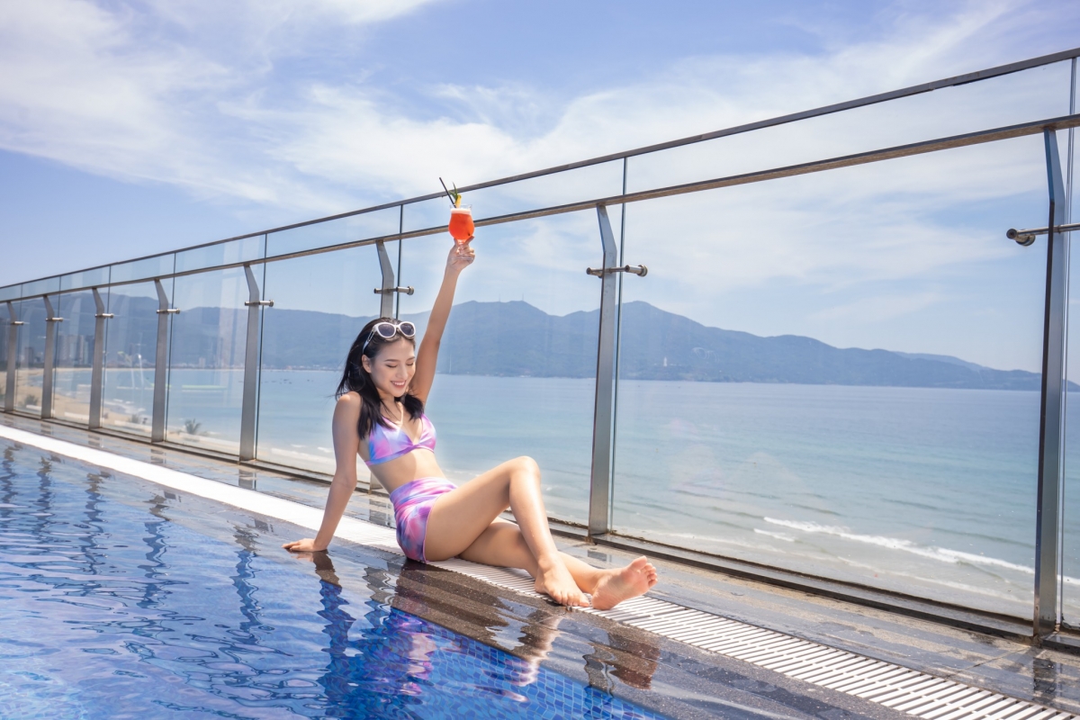 Đà Nẵng là điểm đến yêu thích của du khách Việt Nam, nhất là mùa hè và các kỳ nghỉ lễ. Ảnh: Thúy Phương