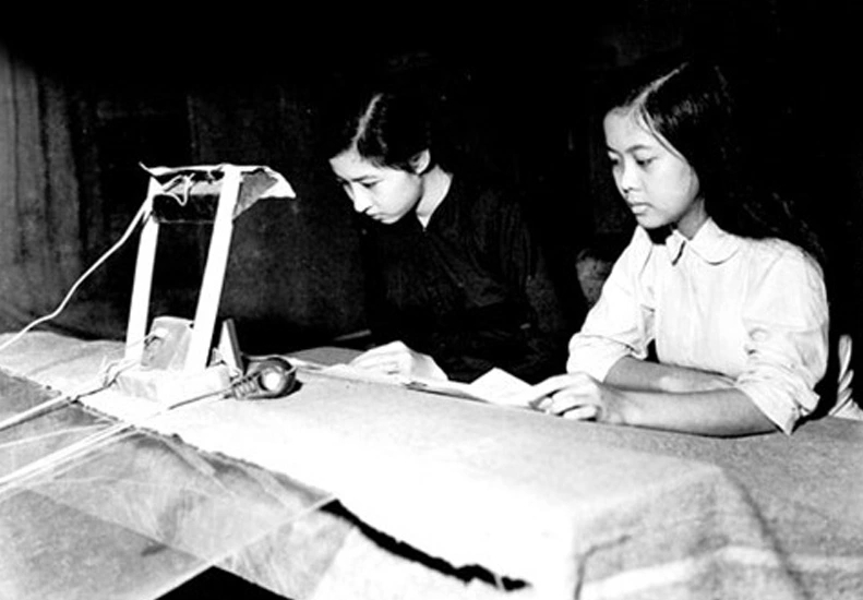 Ảnh tư liệu về Đài Giải phóng đang được lưu giữ tại Đài Tiếng nói Nhân dân TPHCM.