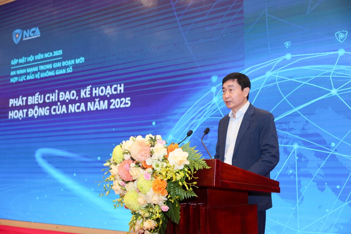 Trung tướng Nguyễn Minh Chính, Cục trưởng Cục A05, Phó Chủ tịch thường trực Hiệp hội An ninh mạng quốc gia (Ảnh: Minh Sơn)